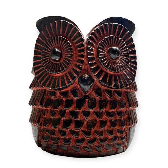 Vintage Other - Sylvia Hood Original | Signed Rare Mid Century Find/ Large Hand Carved & Painted